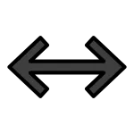 Left Right Arrow SVG Icon